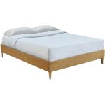 Reduzierte Bunte Minimalistische Miliboo Betten mit Bettkasten furniert aus Massivholz mit Stauraum 160x200 