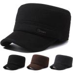 Schwarze Army-Caps aus Polyester Handwäsche für Herren für den für den Winter 