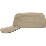 Dunkelgrüne Myrtle Beach Army-Caps mit Klettverschluss aus Baumwolle für Herren Einheitsgröße für den für den Winter 