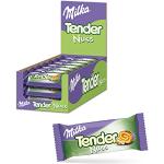 Milka Tender Nuss 21 x 37g, Biskuit-Rolle mit Haselnussfüllung und Vollmilchschokolade