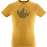 Safrangelbe Sportliche Millet T-Shirts aus Mesh für Herren Größe L 