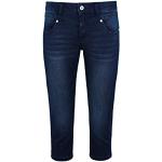 Million X - Damen Jeans - Capri Victoria - Dark Blue (40)