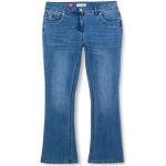 Million X Damen Victoria Flares Jeans, Stone Blue Denim, 36W / 32L