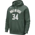 Reduzierte Grüne Nike Milwaukee Bucks Herrenhoodies & Herrenkapuzenpullover Größe L 