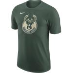 Grüne Nike Essentials Milwaukee Bucks T-Shirts für Herren Größe S 