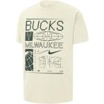 Weiße Nike Milwaukee Bucks T-Shirts für Herren Größe S 