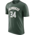 Reduzierte Grüne Nike Milwaukee Bucks T-Shirts für Herren Größe S 
