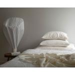 Weiße Minimalistische Bettwäsche Sets & Bettwäsche Garnituren strukturiert aus Hanffaser 150x200 