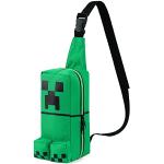 Grüne Minecraft Bodybags mit Reißverschluss für Jungen klein 