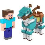 Bunte Mattel Minecraft Pferde & Pferdestall Actionfiguren 2-teilig für 5 - 7 Jahre 