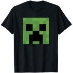 Schwarze Minecraft T-Shirts für Herren Größe S 