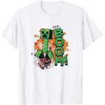 Weiße Minecraft T-Shirts für Herren Größe S 