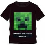 Reduzierte Motiv Kurzärmelige Minecraft Kinder T-Shirts aus Baumwolle Größe 152 