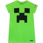 Grüne Minecraft Kindernachthemden & Kindernachtkleider für Mädchen Größe 122 