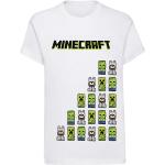 Grüne Kurzärmelige Minecraft Kinder T-Shirts aus Baumwolle für Mädchen Größe 116 