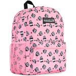 Minecraft Rucksack, School Bag mit Gepolsterten Trägern, Geräumig Kinder Rucksack, mit Großer Fronttasche & Netzflaschenhalter, Schul Rucksack für Jungen & Mädchen, 39 x 29 x 16 cm, Pink