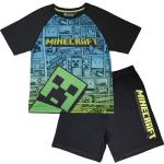 Schwarze Minecraft Kinderschlafanzüge & Kinderpyjamas aus Baumwolle für Babys Größe 158 