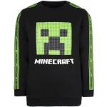Schwarze Streetwear Minecraft Kinderhoodies & Kapuzenpullover für Kinder aus Baumwolle für Jungen 1-teilig 