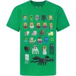 Reduzierte Grüne Minecraft Kinder T-Shirts 