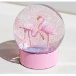 Pinke Weihnachts-Streudeko mit Flamingo-Motiv 
