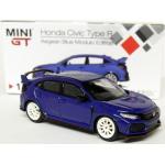 Mini GT 1/64 Scale Honda Civic Type-R FK8 Blue Modulo RHD Mini Diecast Model Car