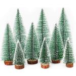 Kleiner Weihnachtsbaum Seasboes 5 Stück Tannenbaum deko DIY Miniatur Künstlicher Weihnachtsbaum Tannenbaum für Tischdeko Schaufenster Mini Grün Tannenbaum 5 Größen