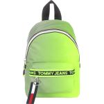 Reduzierte Neongrüne Streetwear Tommy Hilfiger TOMMY JEANS Tagesrucksäcke mit Außentaschen für Damen 