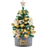 Reduzierte Goldene 300 cm Runde LED-Weihnachtsbäume 30-teilig 