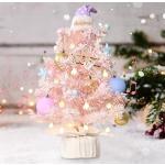 Rosa 45 cm LED-Weihnachtsbäume 
