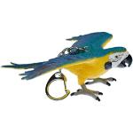 Gelbe Miniblings Schlüsselanhänger & Taschenanhänger mit Papageienmotiv handgemacht für Damen zur Hochzeit 