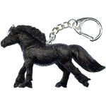 Schwarze Miniblings Schlüsselanhänger & Taschenanhänger mit Pferdemotiv handgemacht für Damen zur Hochzeit 