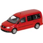 Minichamps® 400057000 1:43 Volkswagen Caddy Maxi Shuttle - 2007 - Red L.e. 1008 Pcs.