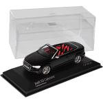 Schwarze Minichamps Audi A3 Spielzeug Cabrios aus Metall 