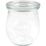 Miniglas Tulpen-Form 220 ml o. Klammern u. Gummi
