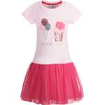 Rosa Elegante Mini Minikleider für Kinder & kurze Kinderkleider für Mädchen Größe 104 