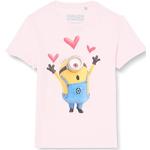 Hellrosa Ich – Einfach Unverbesserlich Minions Kinder T-Shirts maschinenwaschbar für Mädchen 