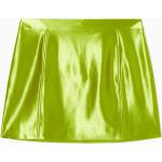 Neongrüne Gesteppte COS Mini Slip Skirts & Satinröcke aus Satin für Damen Größe XS für den für den Herbst 