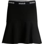 Schwarze HUGO BOSS HUGO Mini Volantröcke mit Volants aus Jersey für Damen Größe XS 