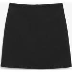 Schwarze Monki Mini Miniröcke mit Reißverschluss für Damen Größe M für den für den Winter 