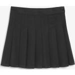 Schwarze Monki Mini Faltenröcke für Damen Größe XS 