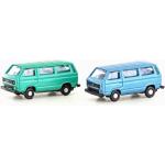 Blaue Volkswagen / VW Transport & Verkehr Spielzeug Busse aus Metall 