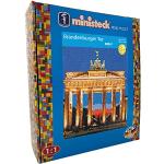 Ministeck 38861 - Mosaikbild Brandenburger Tor, ca. 66 x 53 cm große Steckplatte mit ca. 8.700 bunten Steinen, Steckspaß für Kinder ab 8 Jahren
