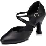 Schwarze Salsa Schuhe aus Veloursleder leicht für Damen Größe 36 