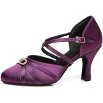 Lila Salsa Schuhe aus Veloursleder leicht für Damen Größe 39 