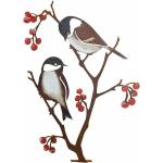 18 cm Deko-Vögel für den Garten aus Eisen 