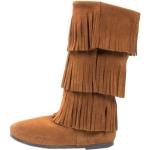 Minnetonka 3-Layer Fringe Boot brown