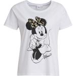 Weiße Gina Benotti Entenhausen Minnie Maus T-Shirts mit Maus-Motiv für Damen Größe L 