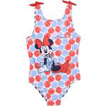Reduzierte Blaue Minnie Mouse Entenhausen Minnie Maus Kinderbadeanzüge aus Polyester für Mädchen Größe 128 