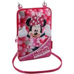 Rosa Entenhausen Minnie Maus Messenger Bags & Kuriertaschen mit Reißverschluss für Mädchen 