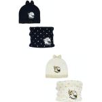 Weiße Entenhausen Mütze Schal Handschuh Sets für Kinder für Babys für den für den Winter 